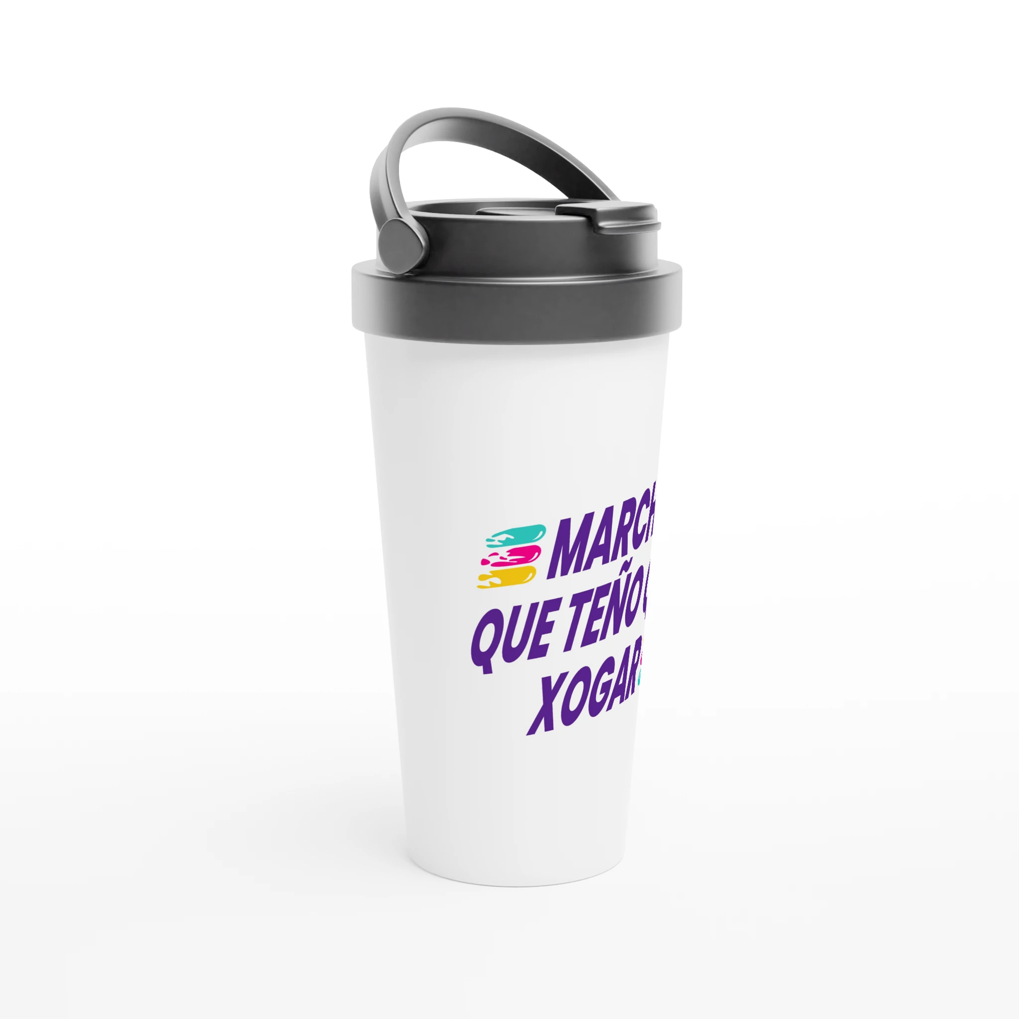 Taza marcho que teño que xogar